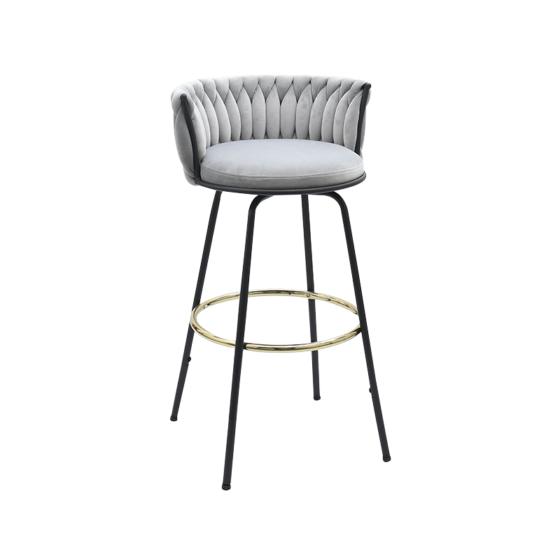Tissu tissu joli tabouret de barre de look